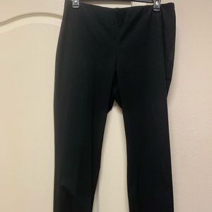 Anne Klein- black dress pants- side zip